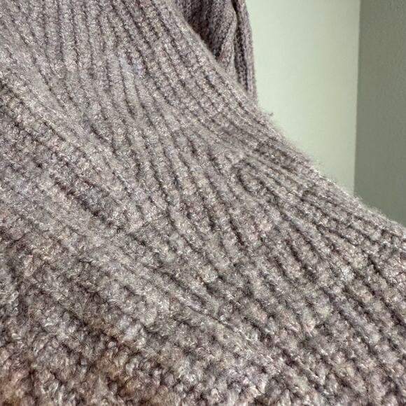 Madewell Purple Mercer Wool Blend Turtleneck Sweater in Coziest Yarn Women's XS - Picture 6 of 9